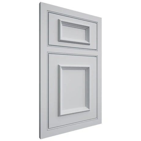 Shiloh Cabinetry Beaded Inset Charleston Paintable Niebla Azul Door