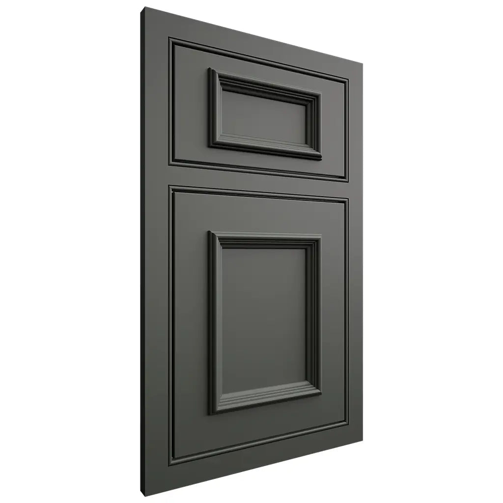 Shiloh Cabinetry Beaded Inset Charleston Paintable Pewter Green Door