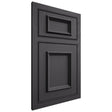Shiloh Cabinetry Beaded Inset Charleston Poplar Plain Cut Cadet Door
