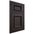 Shiloh Cabinetry Beaded Inset Charleston Poplar Plain Cut Carbon Door