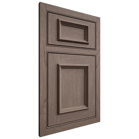 Shiloh Cabinetry Beaded Inset Charleston Poplar Plain Cut River Rock Door