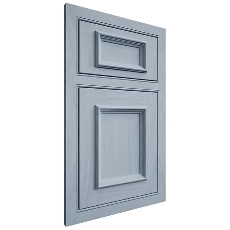 Shiloh Cabinetry Beaded Inset Charleston Poplar Plain Cut Sky Door