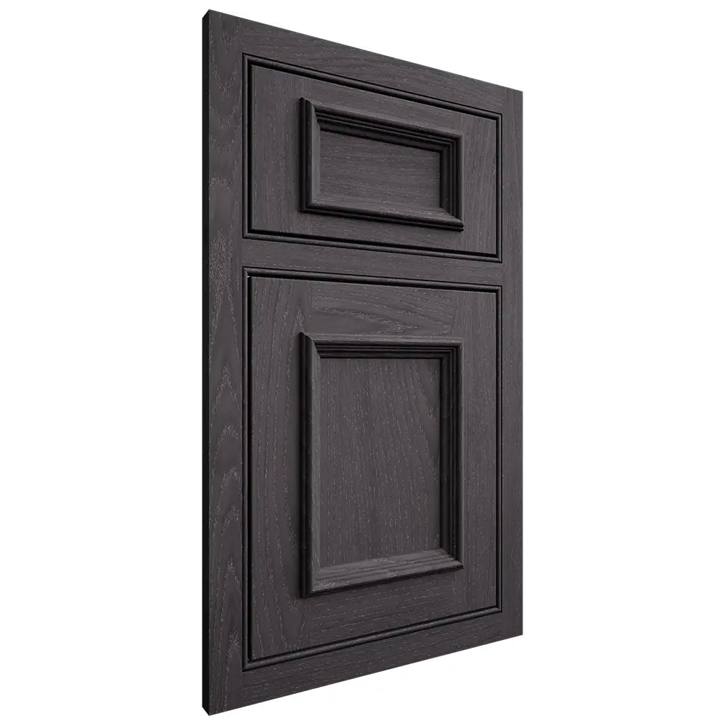 Shiloh Cabinetry Beaded Inset Charleston Red Oak Plain Cut Harbor Door