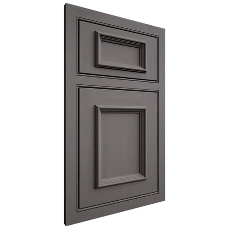 Shiloh Cabinetry Beaded Inset Charleston Walnut Plain Cut Cadet Door