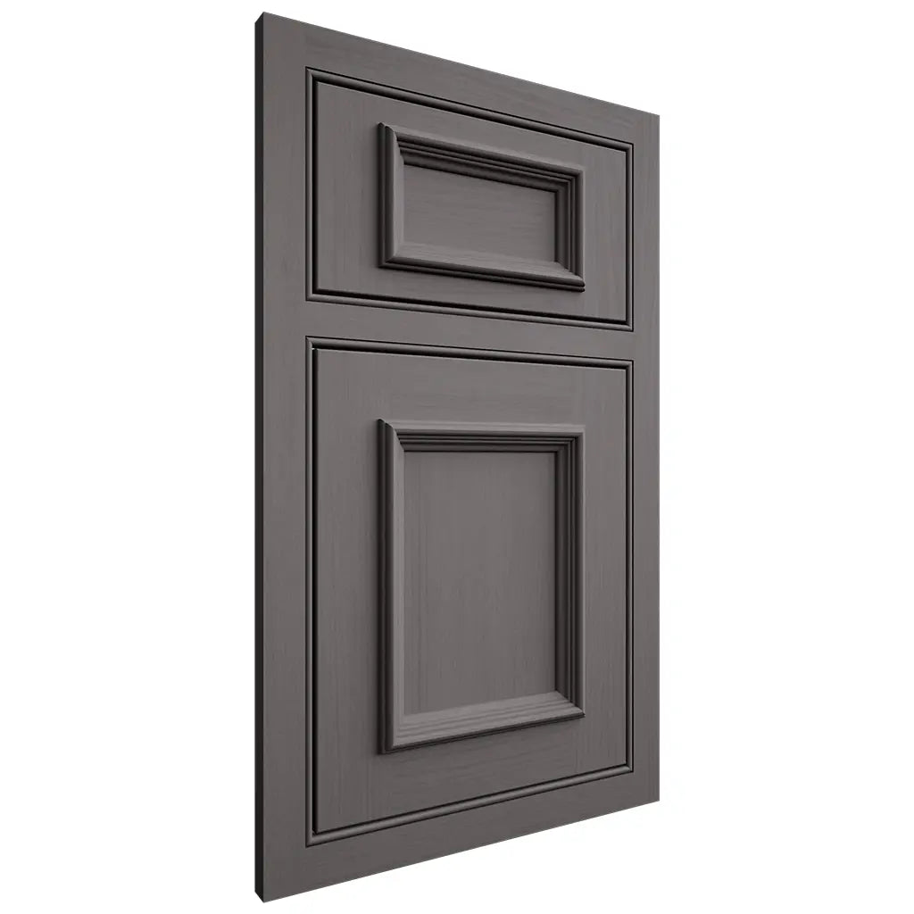 Shiloh Cabinetry Beaded Inset Charleston Walnut Plain Cut Cadet Door