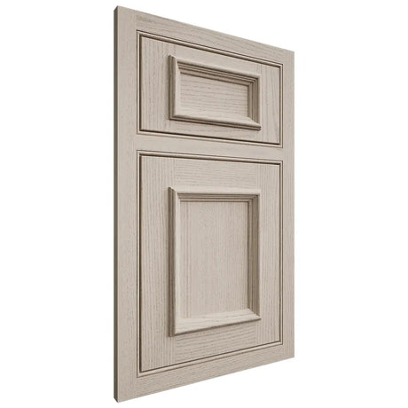 Shiloh Cabinetry Beaded Inset Charleston Walnut Plain Cut Seagull Door
