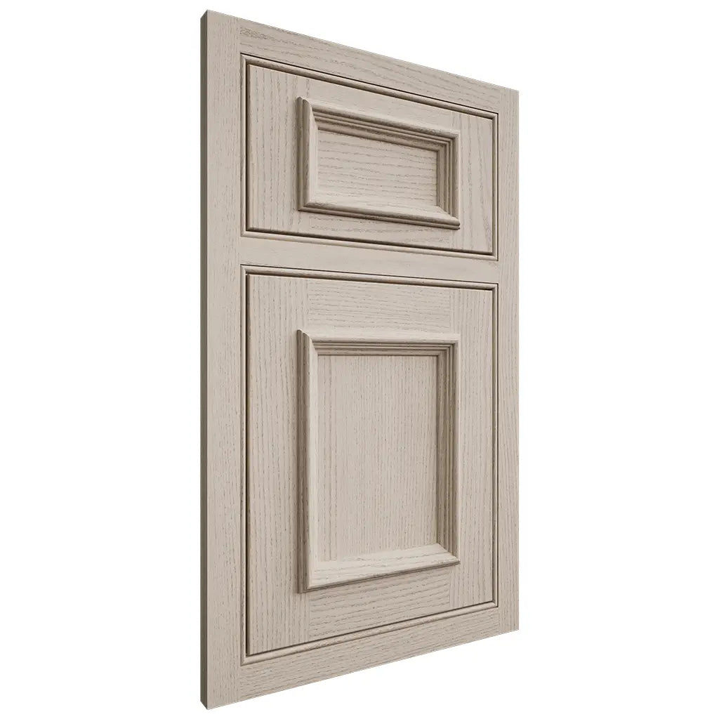Shiloh Cabinetry Beaded Inset Charleston Walnut Plain Cut Seagull Door