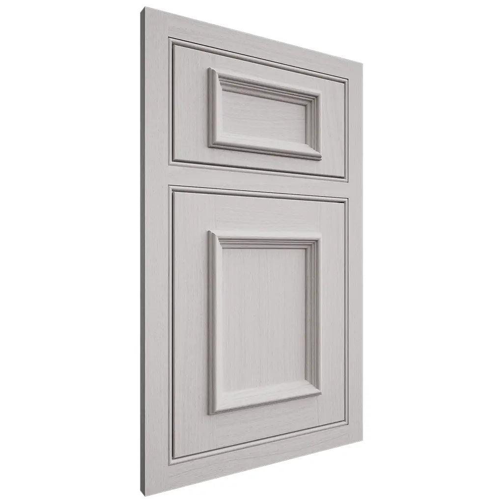 Shiloh Cabinetry Beaded Inset Charleston White Oak Plain Cut Cotton Door