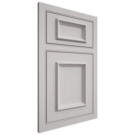Shiloh Cabinetry Beaded Inset Charleston White Oak Plain Cut Cotton Door