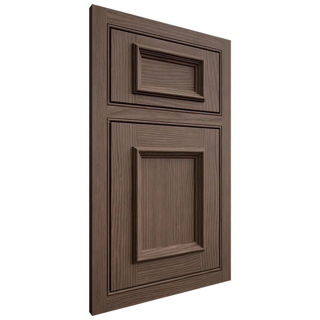Shiloh Cabinetry Beaded Inset Charleston White Oak Plain Cut Mineral Door