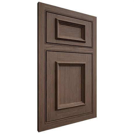 Shiloh Cabinetry Beaded Inset Charleston White Oak Plain Cut Mineral Door