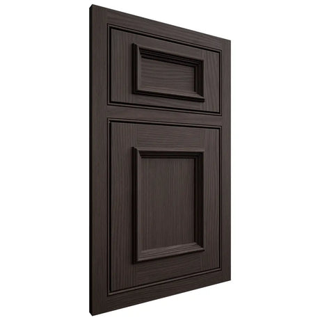 Shiloh Cabinetry Beaded Inset Charleston White Oak Plain Cut Morel Door