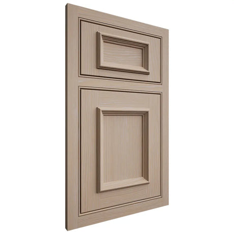 Shiloh Cabinetry Beaded Inset Charleston White Oak Plain Cut Straw Door
