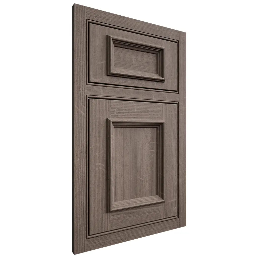 Shiloh Cabinetry Beaded Inset Charleston White Oak Quarter Sawn Clay Door