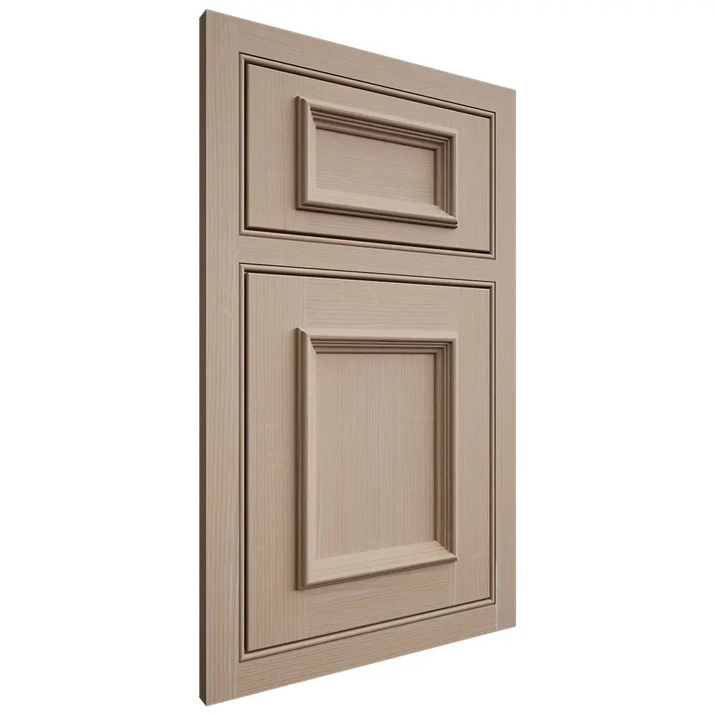 Shiloh Cabinetry Beaded Inset Charleston White Oak Quarter Sawn Straw Door