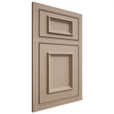 Shiloh Cabinetry Beaded Inset Charleston White Oak Quarter Sawn Straw Door
