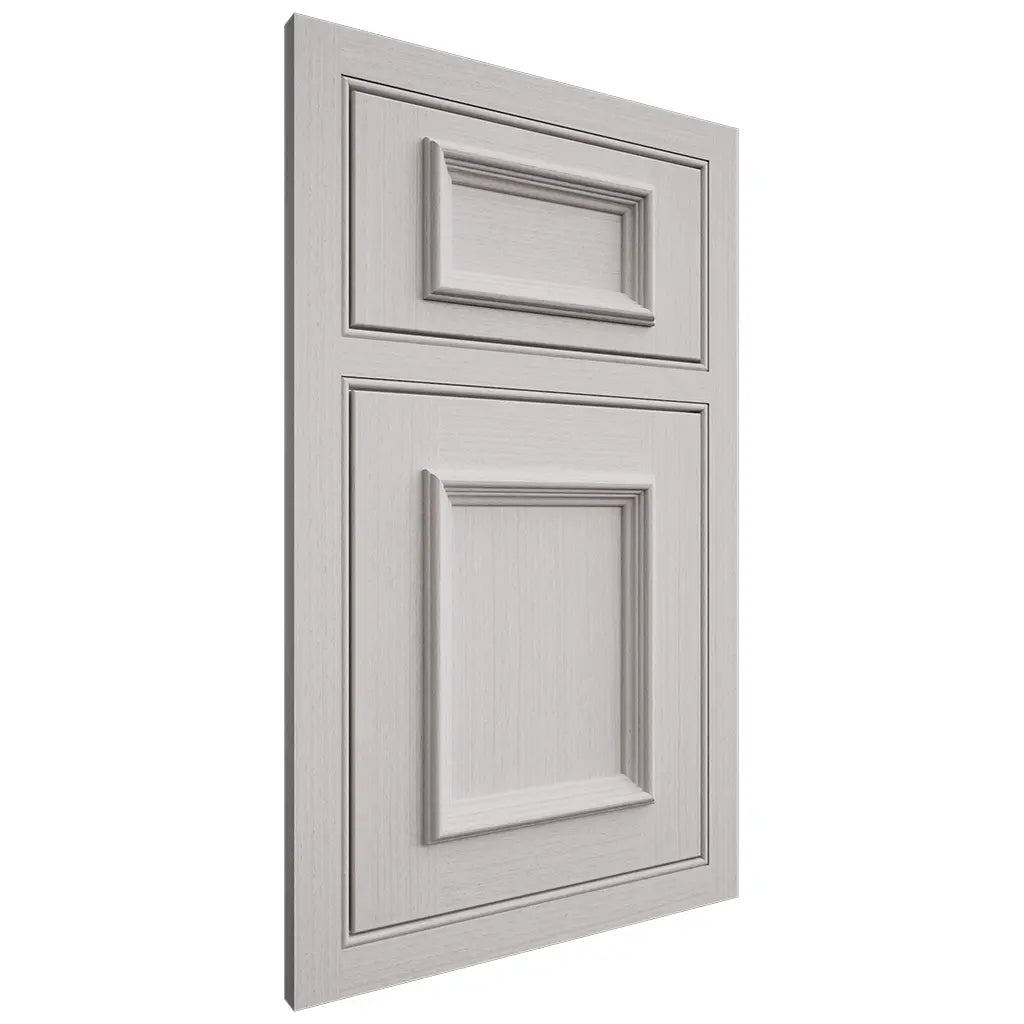Shiloh Cabinetry Beaded Inset Charleston White Oak Rift Cut Cotton Door