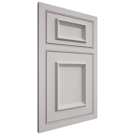 Shiloh Cabinetry Beaded Inset Charleston White Oak Rift Cut Cotton Door