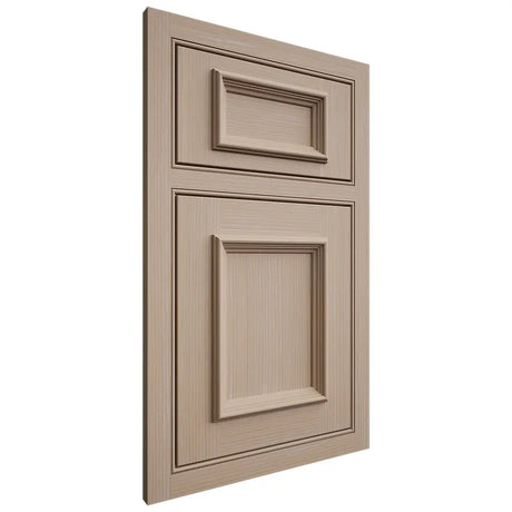 Shiloh Cabinetry Beaded Inset Charleston White Oak Rift Cut Straw Door