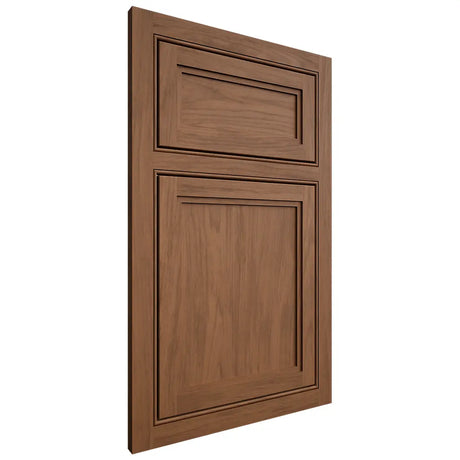 Shiloh Cabinetry Beaded Inset Concord Alder Plain Cut Walnut Door