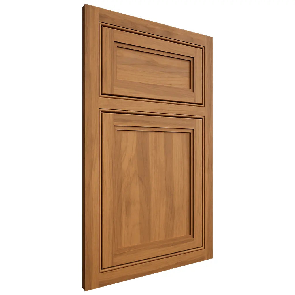 Shiloh Cabinetry Beaded Inset Concord Hickory Plain Cut Medium Door