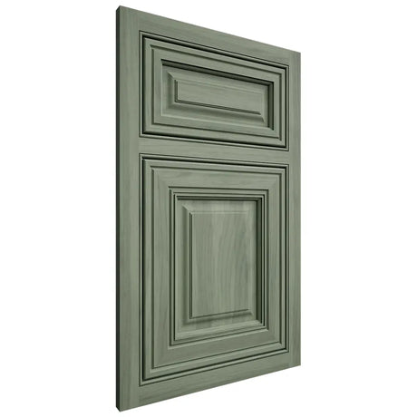 Shiloh Cabinetry Beaded Inset Concord Hickory Plain Cut Moss Door