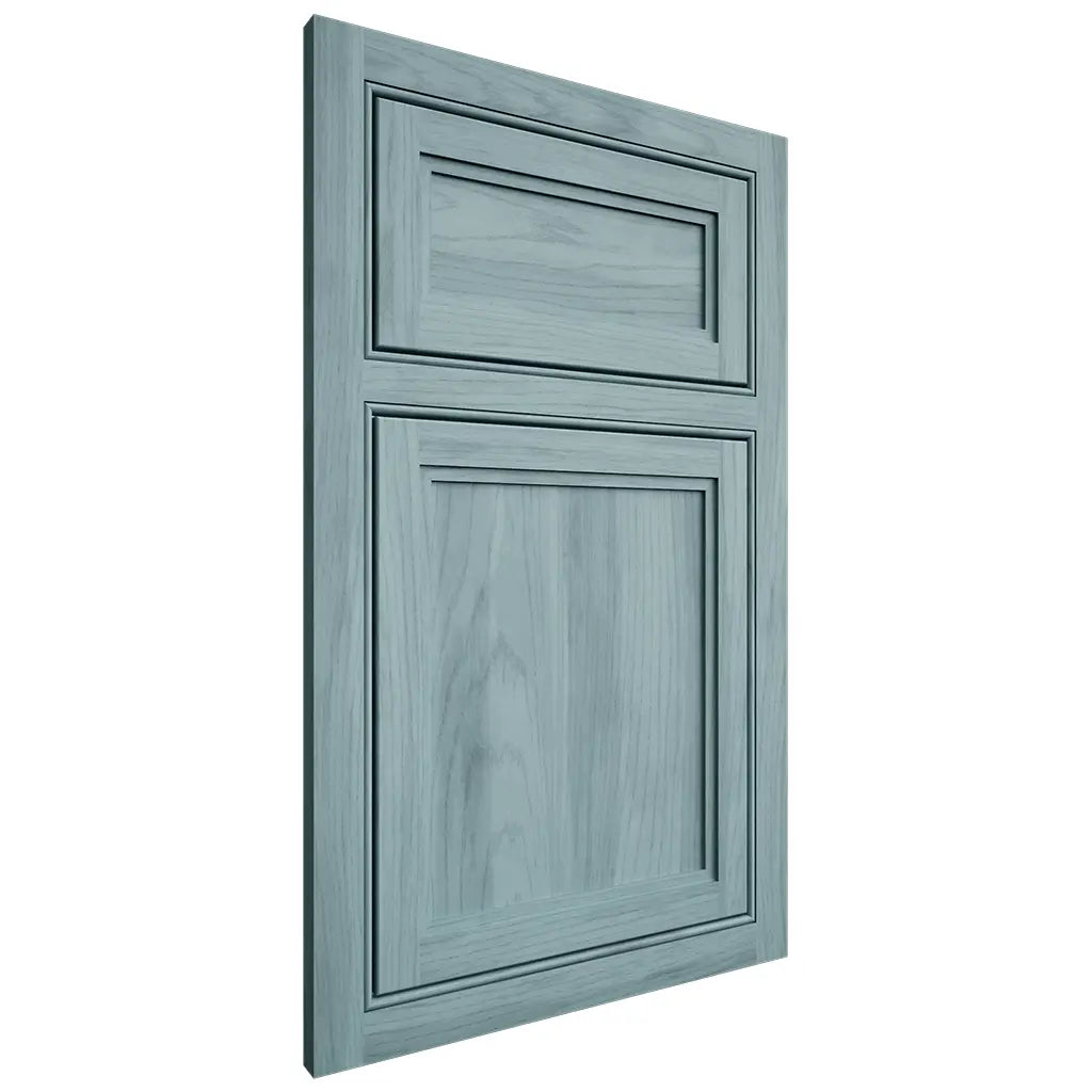 Shiloh Cabinetry Beaded Inset Concord Hickory Plain Cut Sky Door