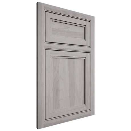 Shiloh Cabinetry Beaded Inset Concord Hickory Plain Cut Stratus Door