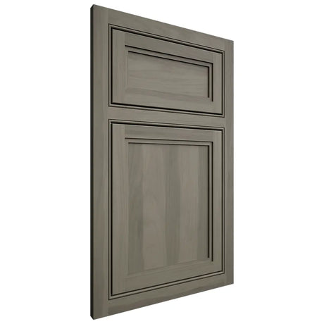 Shiloh Cabinetry Beaded Inset Concord Hickory Plain Cut Thyme Door