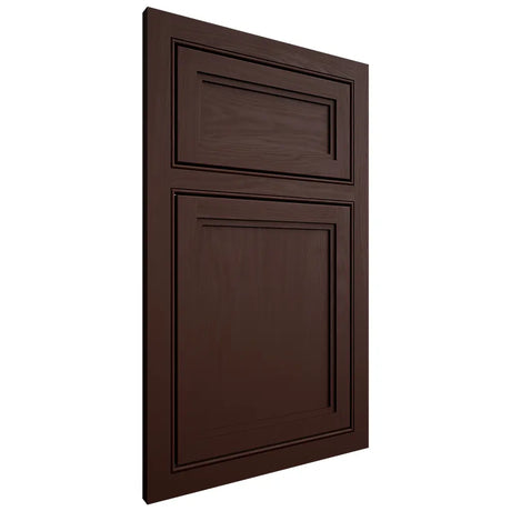 Shiloh Cabinetry Beaded Inset Concord Maple Plain Cut Cocoa Door