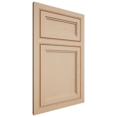 Shiloh Cabinetry Beaded Inset Concord Maple Plain Cut Natural Door