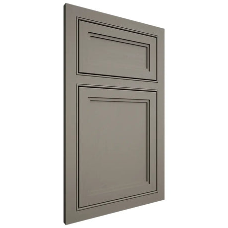 Shiloh Cabinetry Beaded Inset Concord Maple Plain Cut Thyme Door