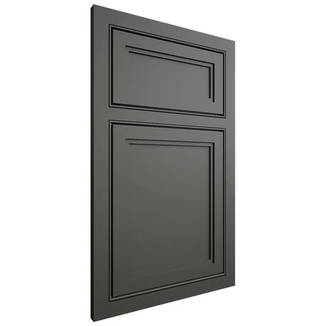 Shiloh Cabinetry Beaded Inset Concord Paintable Pewter Green Door