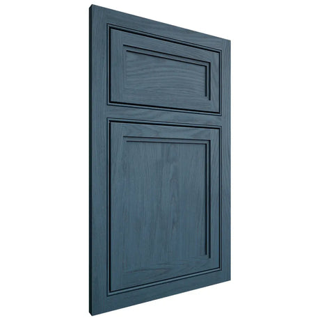 Shiloh Cabinetry Beaded Inset Concord Red Oak Plain Cut Hudson Door