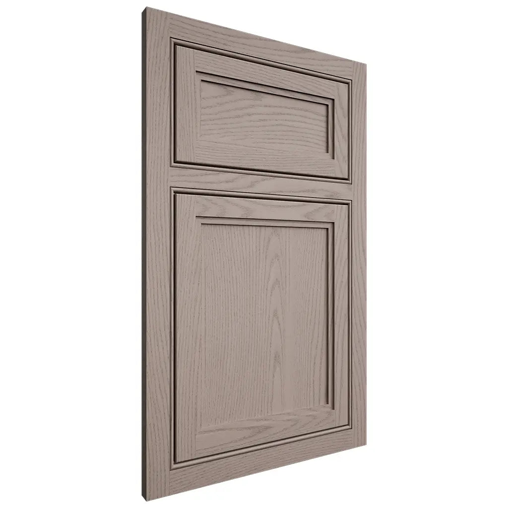 Shiloh Cabinetry Beaded Inset Concord Red Oak Plain Cut Sterling Door