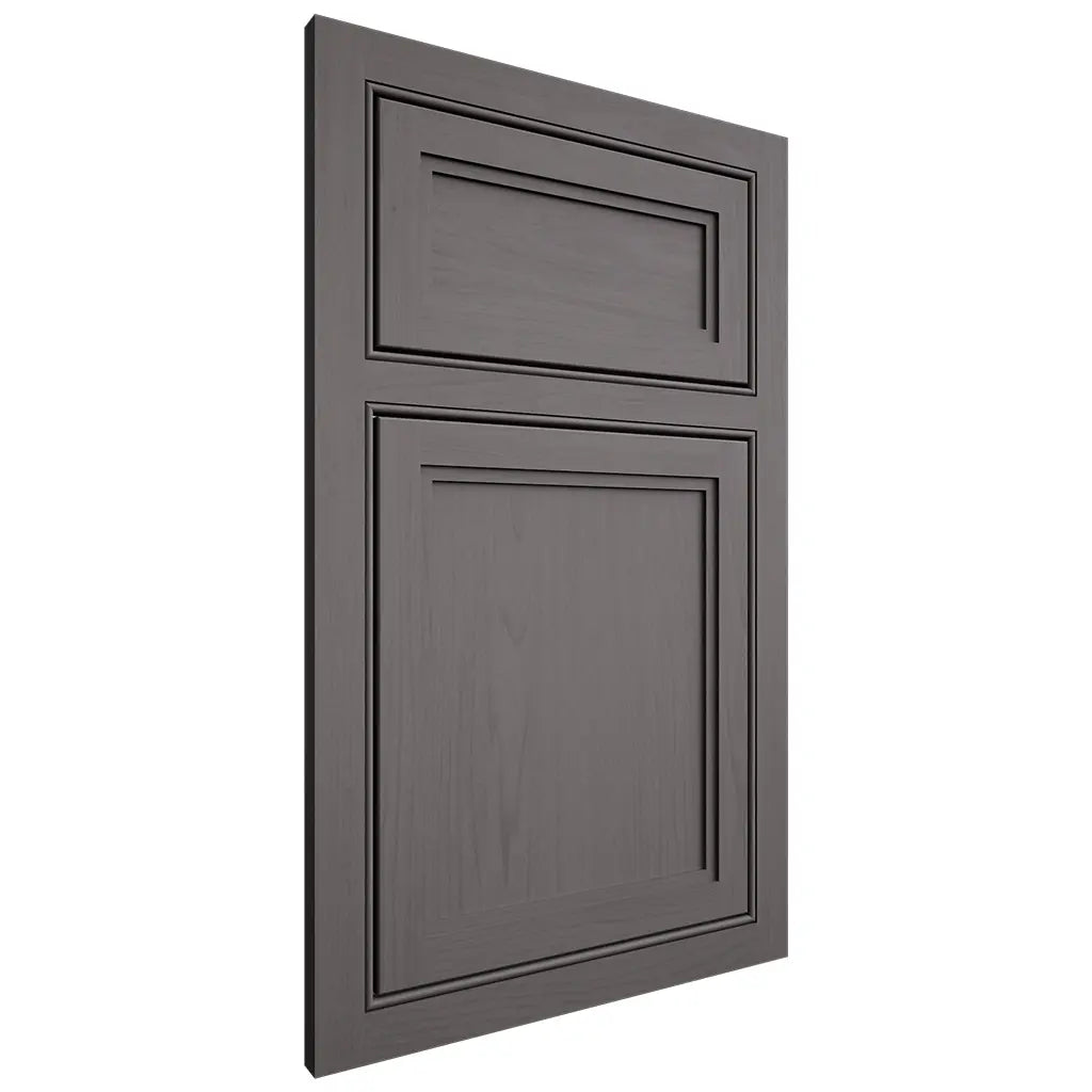 Shiloh Cabinetry Beaded Inset Concord Walnut Plain Cut Cadet Door