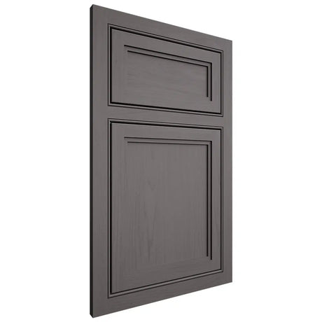 Shiloh Cabinetry Beaded Inset Concord Walnut Plain Cut Cadet Door