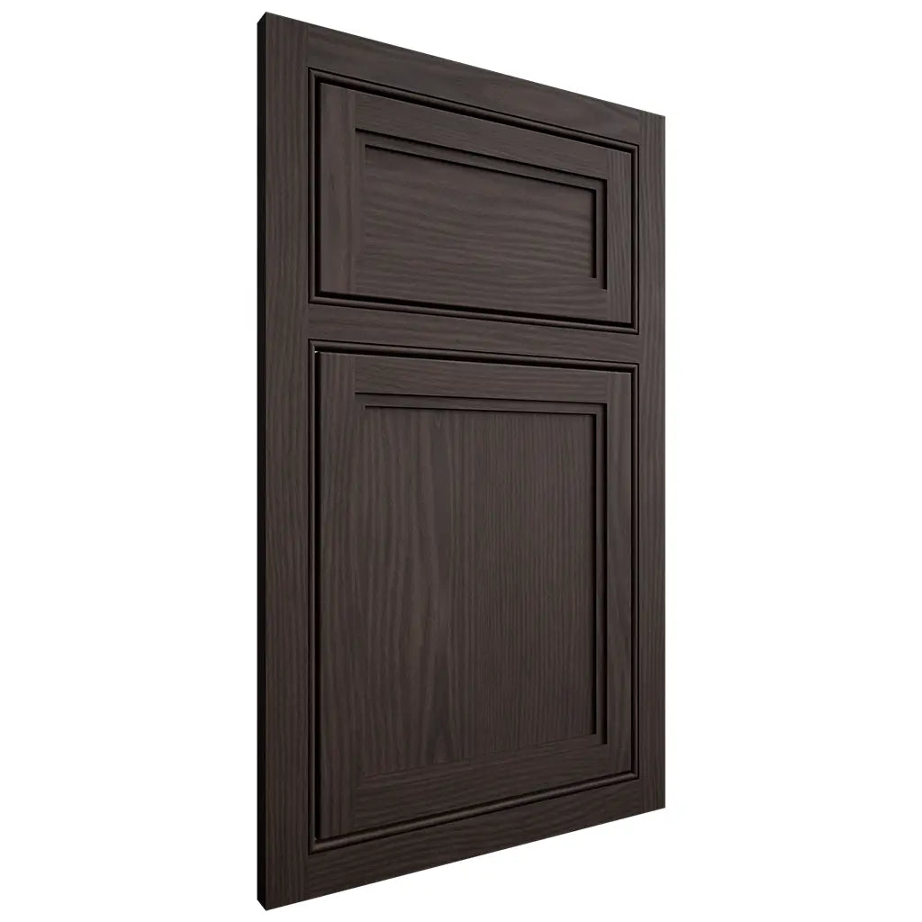 Shiloh Cabinetry Beaded Inset Concord White Oak Plain Cut Morel Door