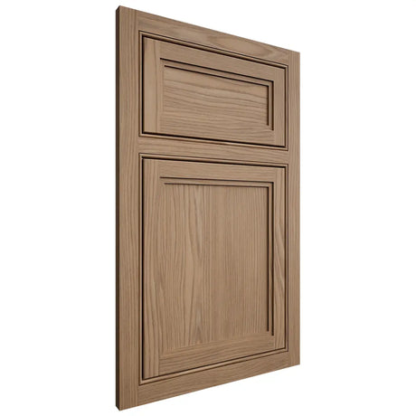 Shiloh Cabinetry Beaded Inset Concord White Oak Plain Cut Natural Door