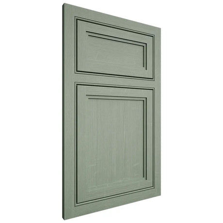Shiloh Cabinetry Beaded Inset Concord White Oak Quarter Sawn Moss Door