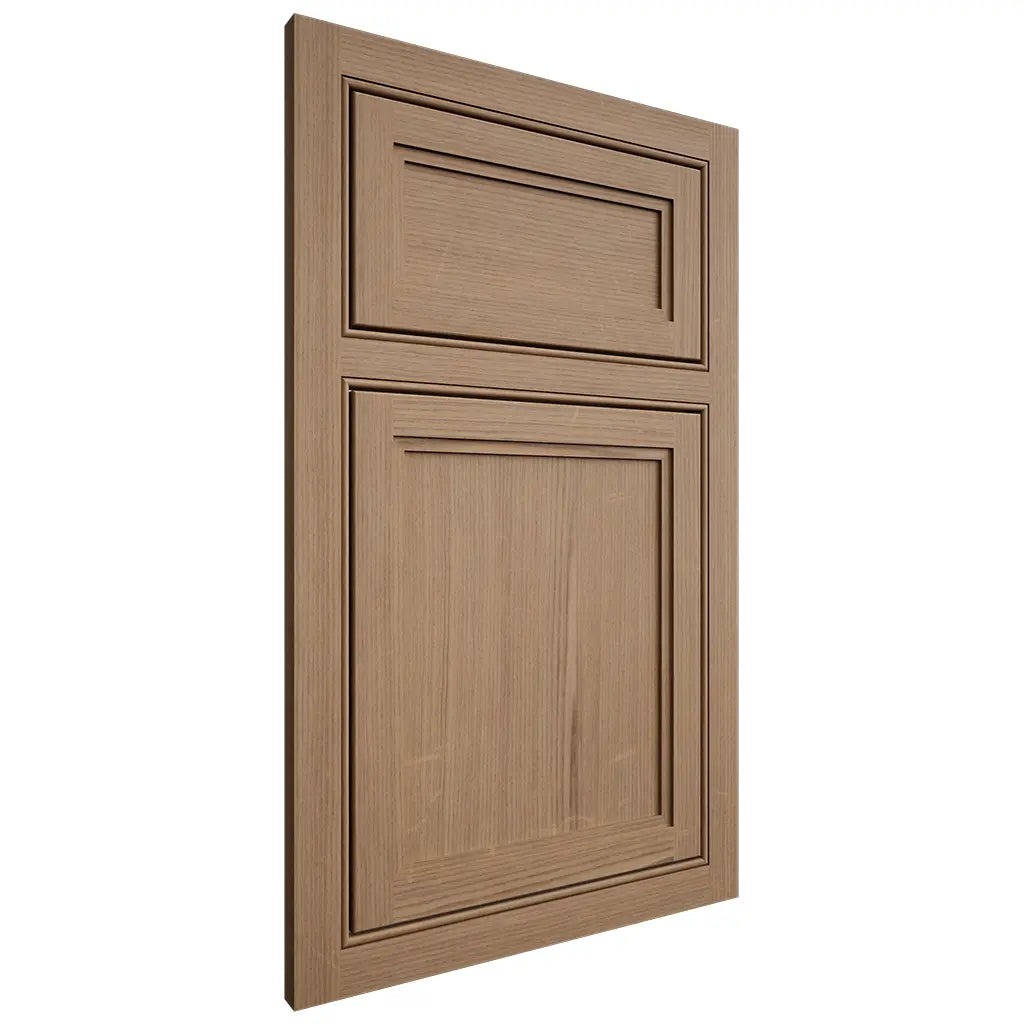 Shiloh Cabinetry Beaded Inset Concord White Oak Quarter Sawn Natural Door