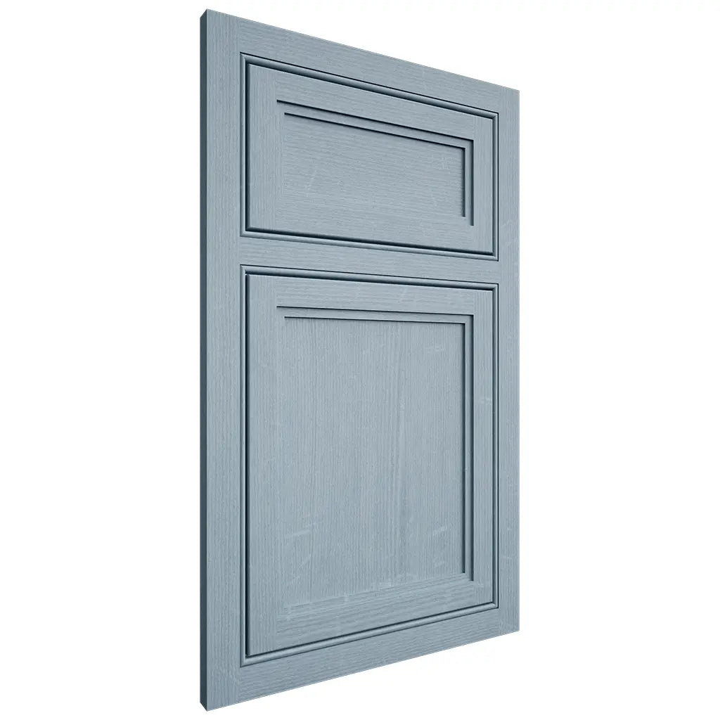 Shiloh Cabinetry Beaded Inset Concord White Oak Quarter Sawn Sky Door