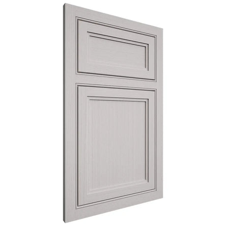 Shiloh Cabinetry Beaded Inset Concord White Oak Rift Cut Cotton Door