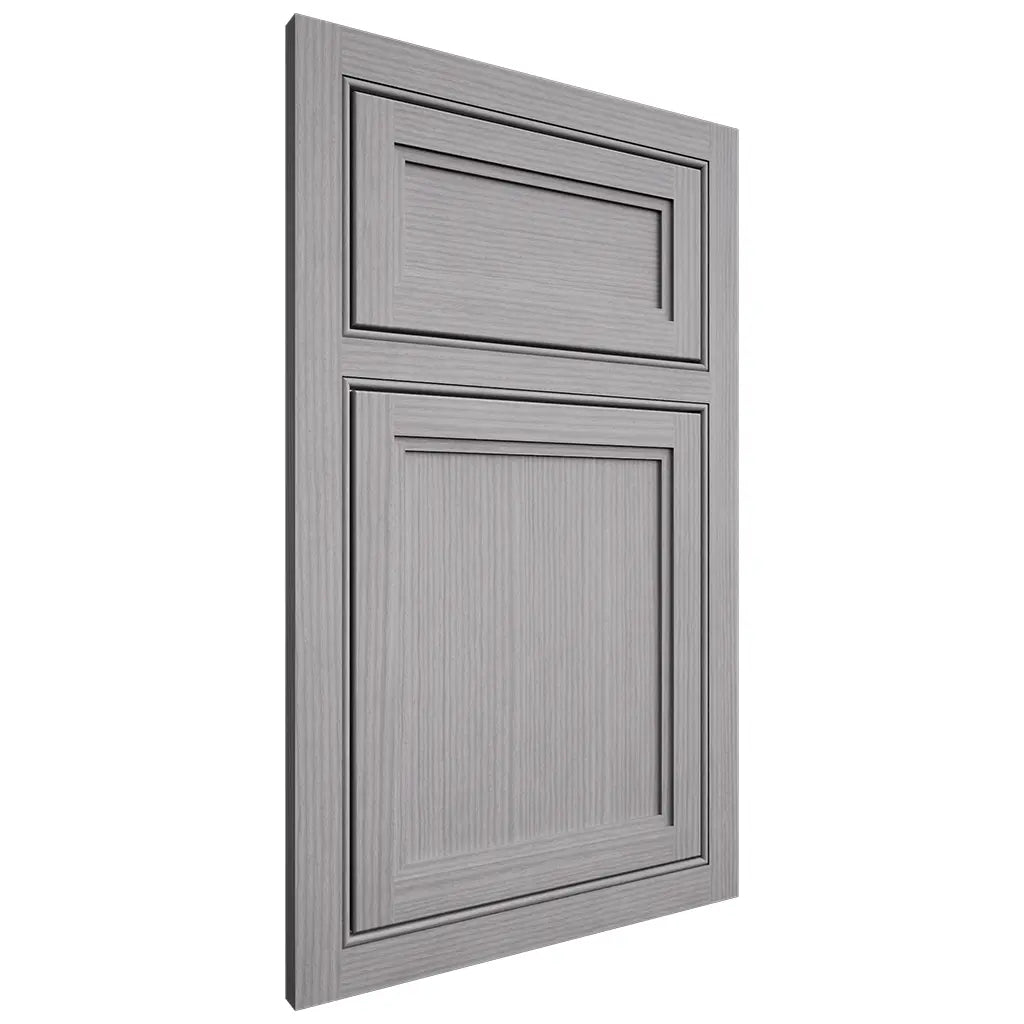 Shiloh Cabinetry Beaded Inset Concord White Oak Rift Cut Stratus Door