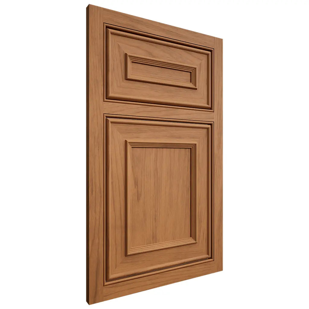Shiloh Cabinetry Beaded Inset Dalton Alder Plain Cut Caramel Door