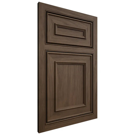 Shiloh Cabinetry Beaded Inset Dalton Alder Plain Cut Caviar Door
