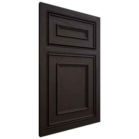 Shiloh Cabinetry Beaded Inset Dalton Alder Plain Cut Espresso Door