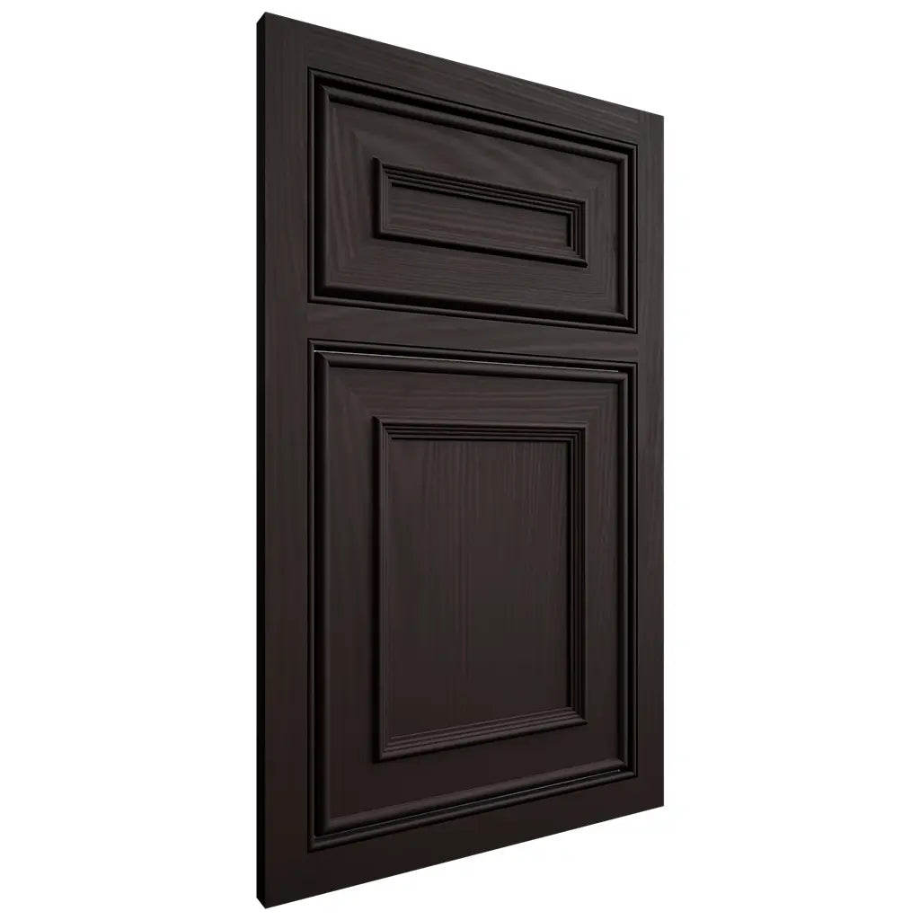Shiloh Cabinetry Beaded Inset Dalton Alder Plain Cut Espresso Door