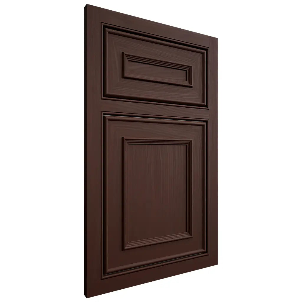 Shiloh Cabinetry Beaded Inset Dalton Alder Plain Cut Umber Door