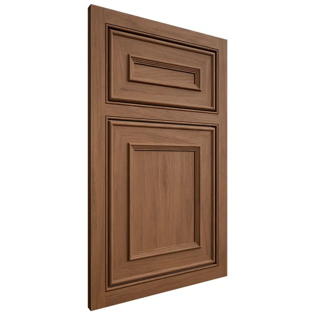 Shiloh Cabinetry Beaded Inset Dalton Alder Plain Cut Walnut Door